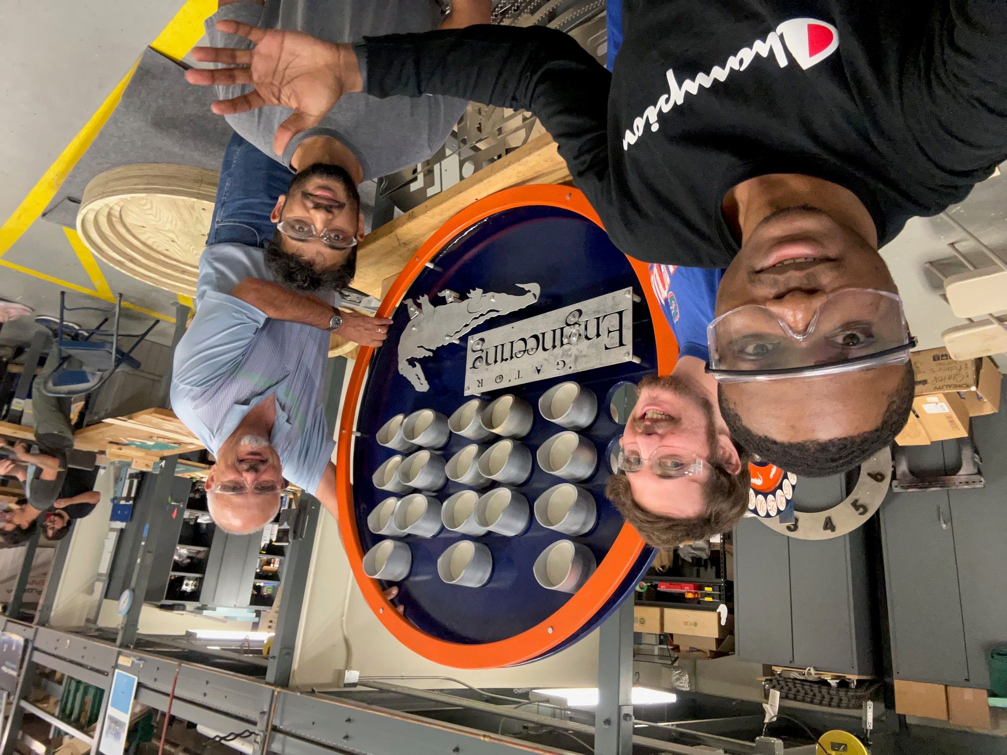 Picture with Dr. Griffis, Monzurul, Emmanuel, and I